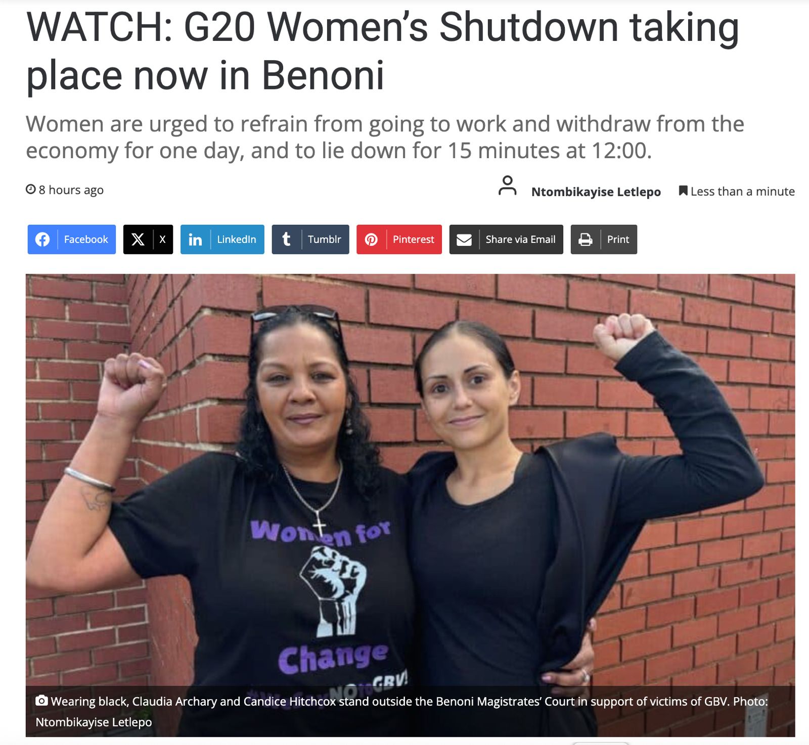 When Women Stand in Silence, the World Must Listen